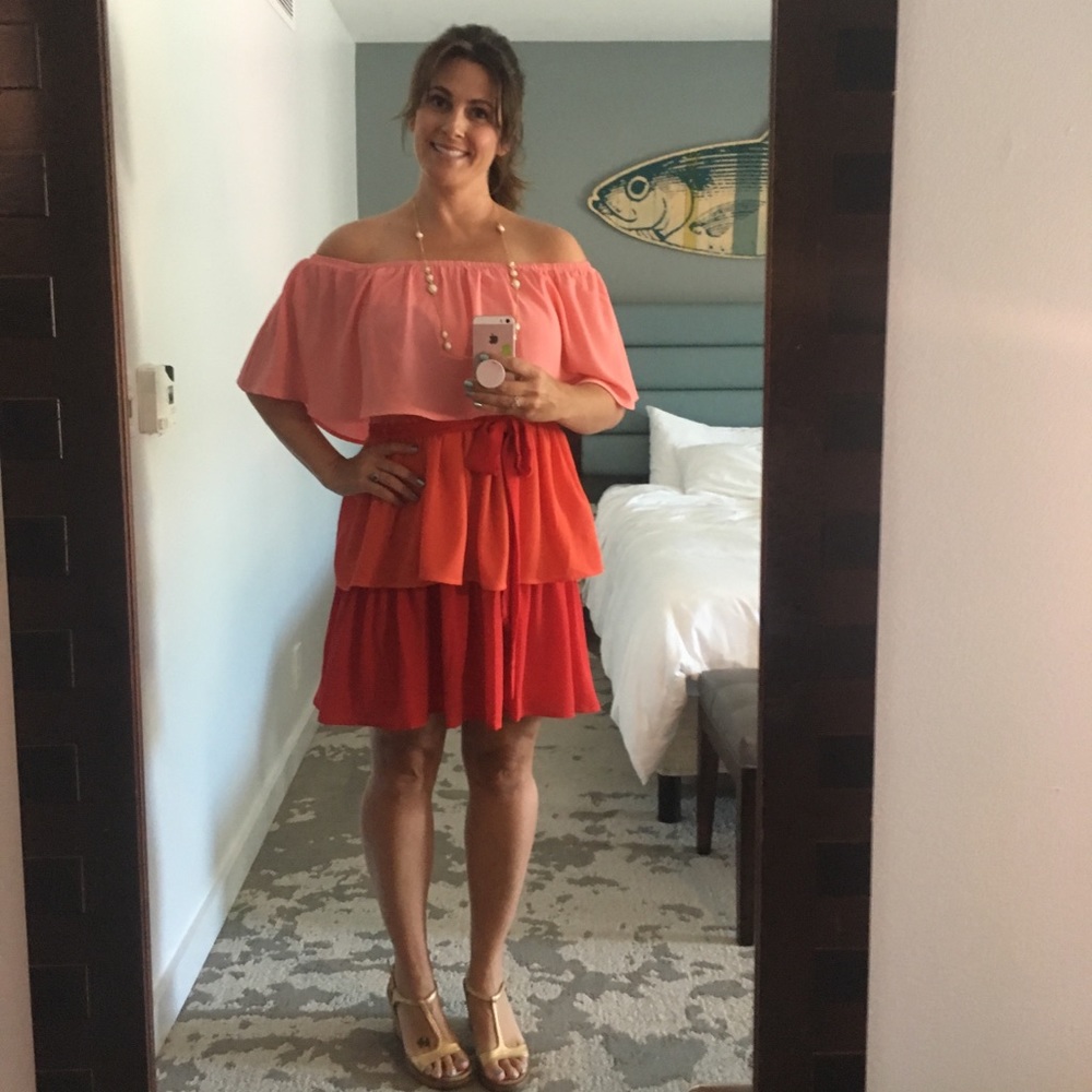 Off shoulder Vici cocktail dress